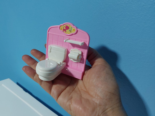 Muñecas Accesorios Set Baño Completo Miniatura (10 Pcs)