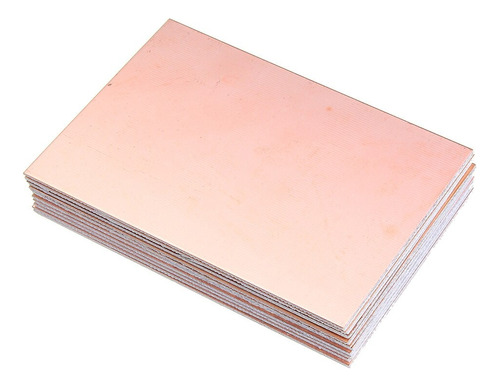 Placa Doble Cara 10x15cm Fibra De Vidrio Cobre P/ Circuitos