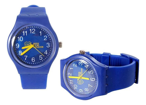 Reloj Pulsera Boca Juniors Unisex Malla Caucho Original