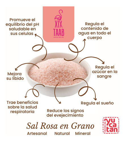 Sal Rosa Xix Taab De Celestún, Yucatán.