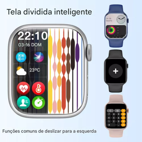 Relógio Inteligente Smartwatch Watch X Lançamento Amoled Gps