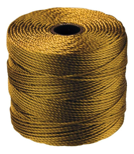 Gold S-lon Bead Cord Tex 210 0.5mm 77 Yard