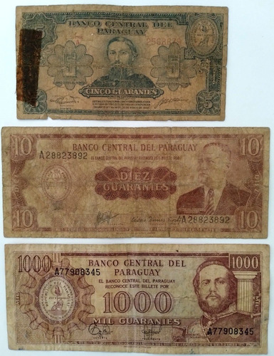 Lote (001) De 3 Billetes Mundiales Por $100