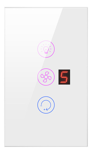 Interruptor Wifi Tuya Pantalla Táctil Control De Voz Alexa/g