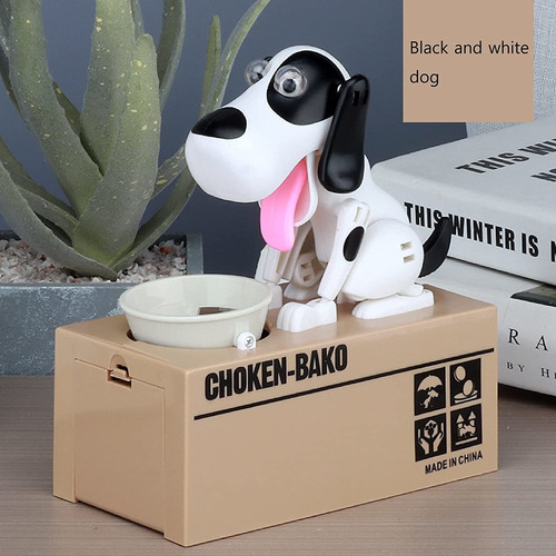 Eat Money Dog Alcancía, Cute Stealing  Puppy Money Box...