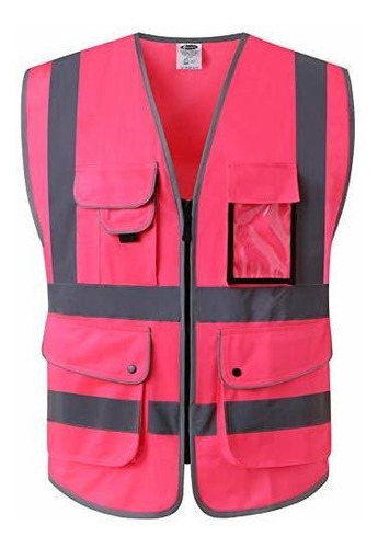 Jksafety 9 Pockets Class 2 High Visibility