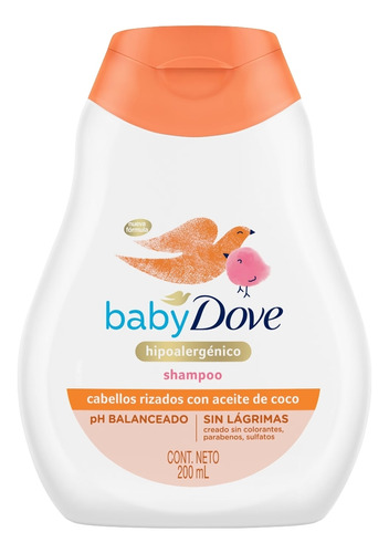 Shampoo Baby Dove Rizos Hipoalergenico 