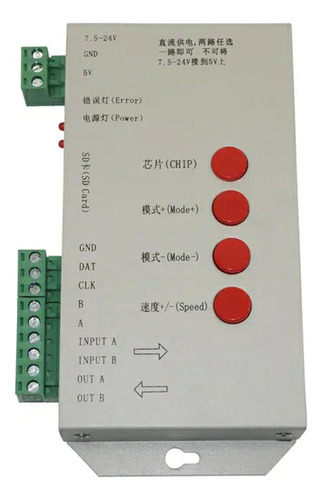 Controladora T1000s Fita D Led Cartão De Memória Personalizo