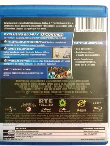 Hellboy 2: El Ejército Dorado Blu-ray (Usado)