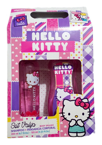 Set Hello Kitty Shampoo + Perfume Fragancia Corporal Regalo 