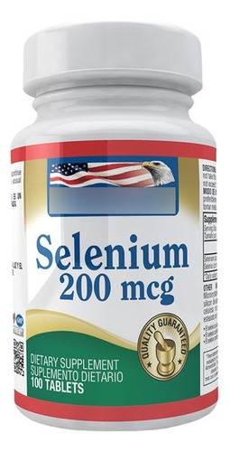 Selenium 200mcg 100 Capsulas - Unidad a $414