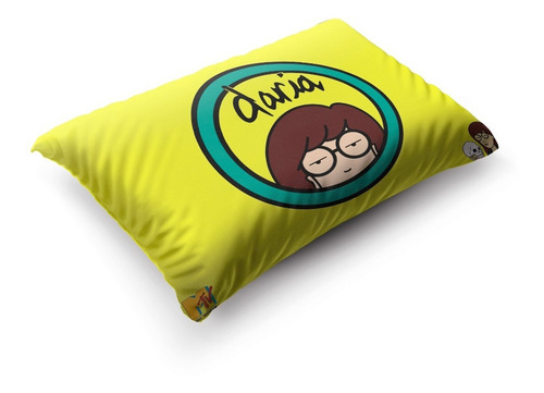 Imagen 3 de 5 de Funda De Almohada Daria 70x45cm Doble Estampado Vudú Love