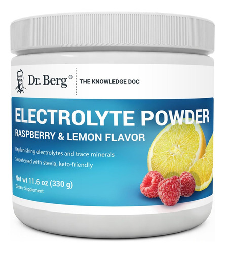 Electrolitos En Polvo De Alta Energía Dr. Berg 330 G