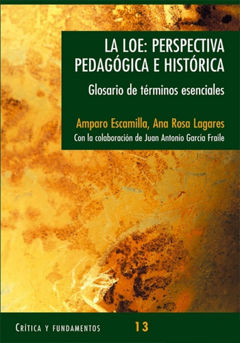 La Loe Perspectiva Pedagogica E Historica Glosario De Termin