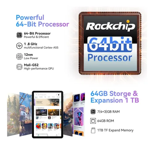Tablet Blackview Tab 8 Wifi 10 64gb 7gb Ram Android 12