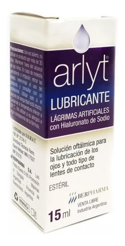 Arlyt Lagrima Lubricante Con Hialuronato Lente Contacto 15ml