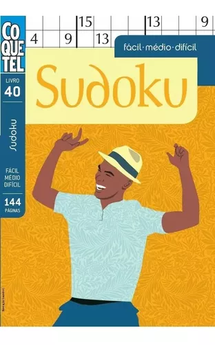 Livro Sudoku + De 400 Jogos Níveis Fácil Médio E Difícil