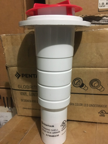 Lampara Led Color Alberca Globrite 12v 15w 30ft C/nicho 2pz