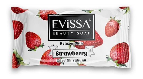 Barra Evissa Strawberry Jabon De 85gr 