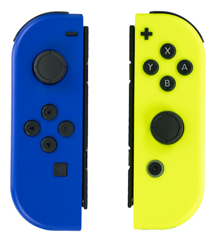 Controle joystick sem fio GN YZC-05 YZC-05 Control Nintendo Switch azul e amarelo