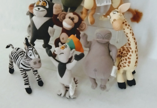 Pelúcia Animais Madagascar Dreamworks Col Mcdonald's Complet (Usado)