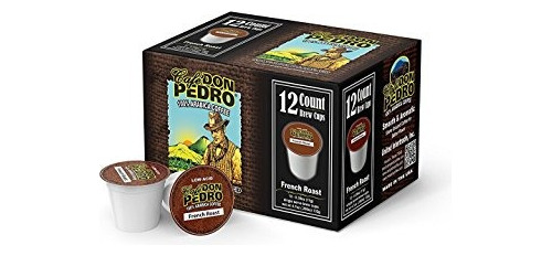 Café Don Pedro French Roast 72 Conde Kcup Poco Acidos Café