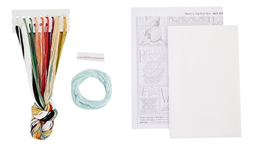 Tobin 14 Count Ocean Abc Kit De Punto De Cruz Contado, 16 Po