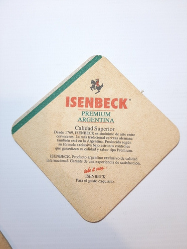 Imagen 8 de 9 de Posavasos Antiguos Quilmes Andes Isenbeck Bud Lotex4 Ro 1303