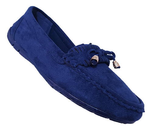Zapatos Mocasines Casual Clasico Comodo Promocion Azul