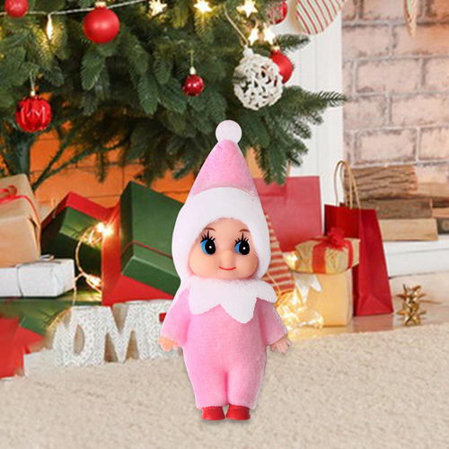 T 5 Pequeñas Muñecas De, Muñecas De Navidad, Lindos Rosa