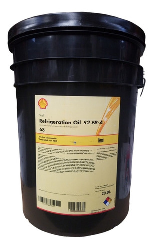 Shell Refrigeration Oil S2 Fr-a 68 X 20 Litros
