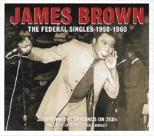Cd Doble James Brown / The Federal Singles 1958-60 (2014) Eu