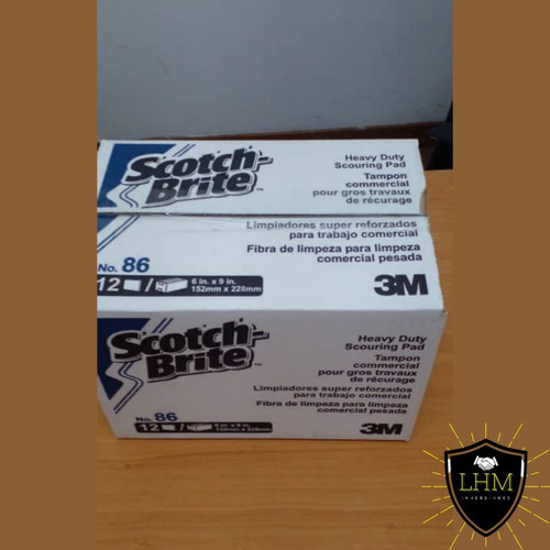Esponja De Fibra Abrasiva # 86 3m Scoth Brite Industrial
