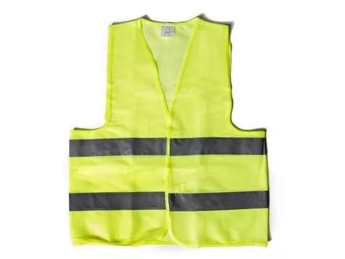 Chaleco Reflectivo Fluo Reglamentario Seguridad Auto Moto