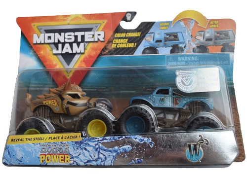 Monster Jam Spin Master Horse Power Vs W Cambian De Color