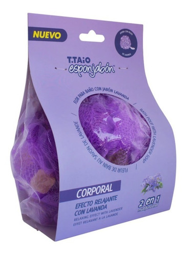 Esponjabon Borla 2 En 1 Lavanda Efecto Relajante T.taio
