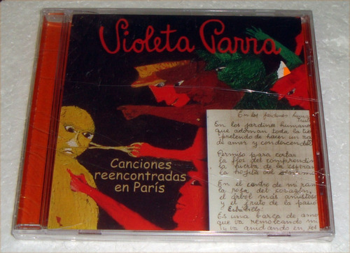 Violeta Parra Canciones Reecontradas En Paris Cd / Kktus