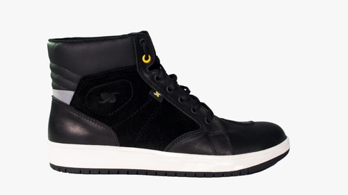 Botas Moto Solco Zapatillas Ruta Viaje Corta Cuero Cordones
