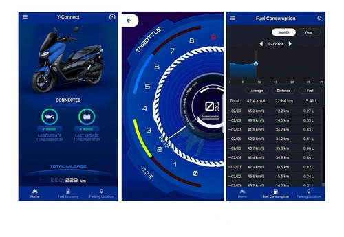 Imagen 11 de 15 de Yamaha Nmax Connected Nmx 155 Bertone Motos