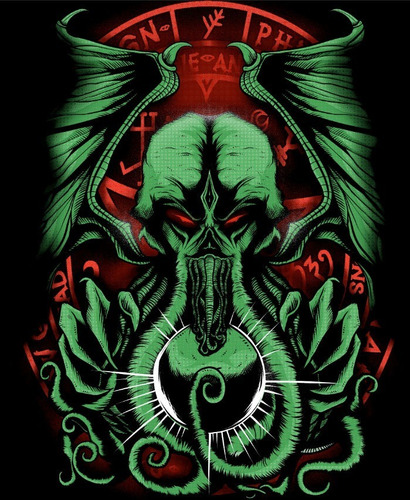 Imagem 2 de 6 de Camiseta Estampa Criativa Summon Cthulhu Geek Rpg Promoção