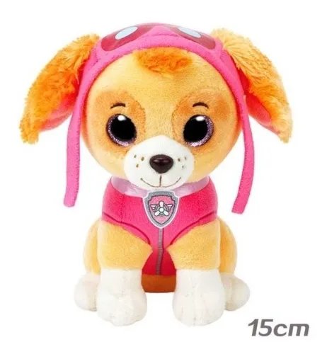 Cachorro De Pel cia Skye Patrulha Canina Ty 15 Cm