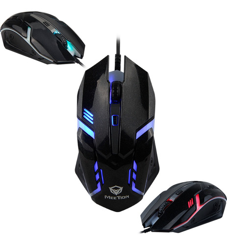 Mouse Gamer Gaming Meetion M371 Usb Optico 1600 Dpi Oy