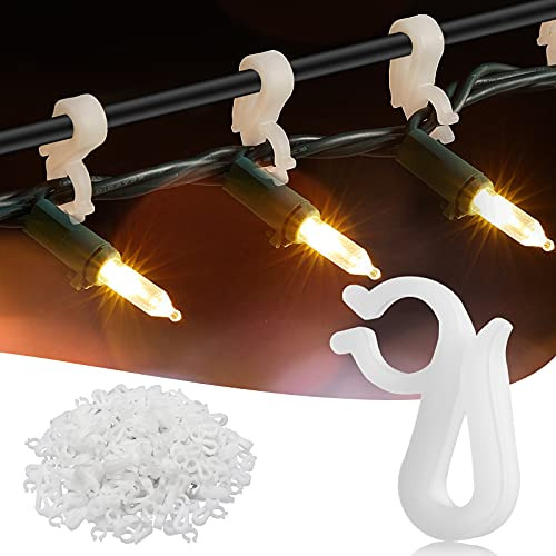 Paquete De 200 Clips De Luz Navideños, Miniclips De Luz Para