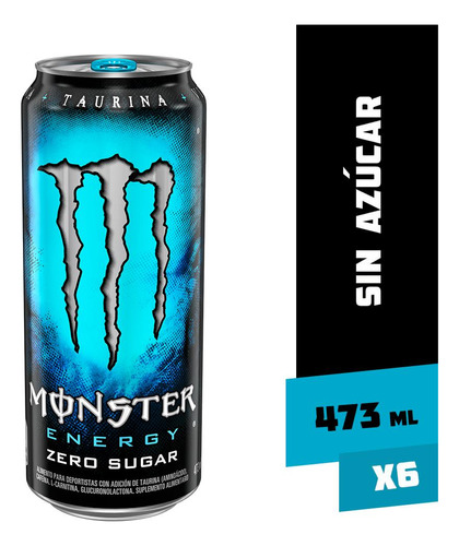 Monster Energy Zero Sugar Lata 473cc X 24