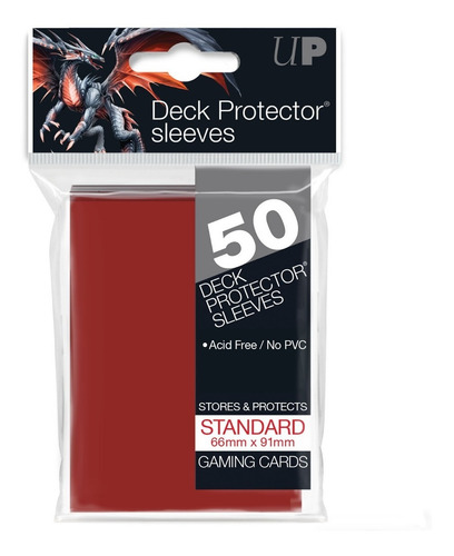 Micas Ultra Pro Standard Deck Protector Rojo - Red