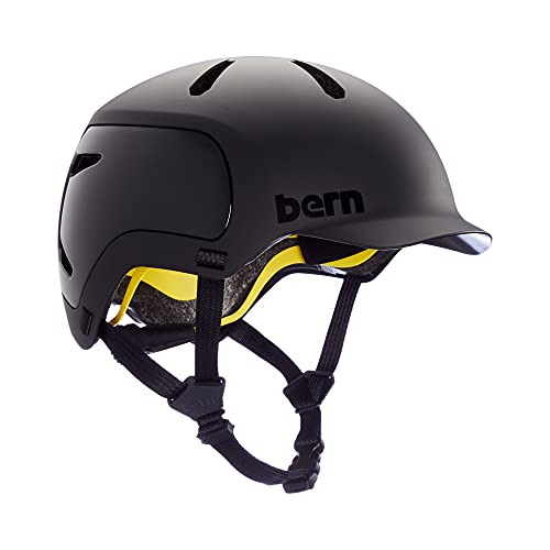 Bern, Watts 2.0 Bike Helmet, Matte Black, Small