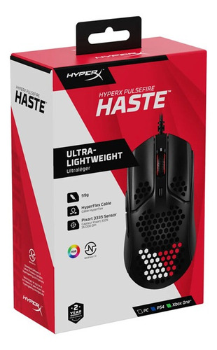 Mouse Gamer Hyperx Pulsefire Haste Ultraligero 16k Dpi 