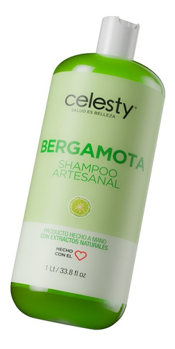 Shampoo Extracto De Bergamota Celesty 1lt