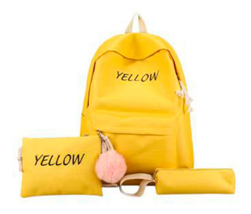 Mochila Juvenil Escolar Bolsa Lapicera Casual Estudiante