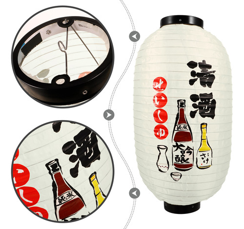 Linterna Colgante Japonesa Linterna De Tela Para Restaurante